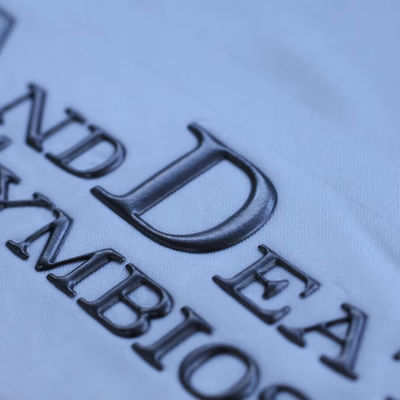 Custom Design Briefe Hochfrequenz geprägte Markenetikette 3D TPU Logo Wärmeübertragung Eisen auf Etiketten für Kleidung
