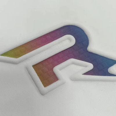 Custom TPU 3D Black Label Embossed Heat Press Label TPU-Druckpatches für Jersey
