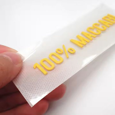 Benutzerdefinierte Etiketten aus Silikongummi ohne Etiketten Wärmeübertragung mit 3D-Buchstaben und Zahlen Name Patch Logo-Transfer Druck