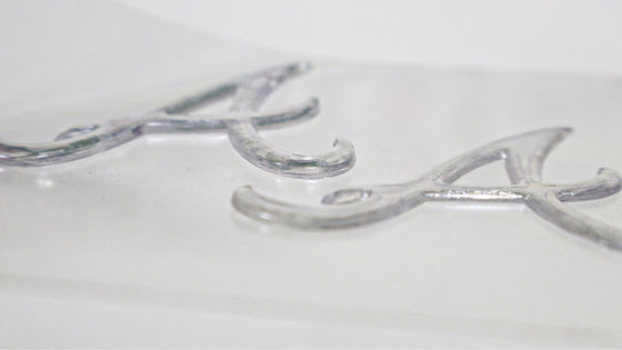 Custom Imitate Ice Halbtransparent Glanz TPU Logo Wärmeübertragung Abzeichen für Bekleidung