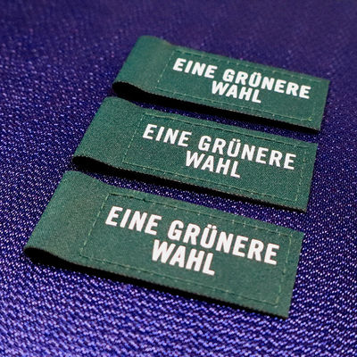 Markennamen, Verkaufsschilder, Bekleidungsschilder, Bildschirmdruck, Logo, Gewebe