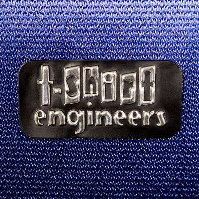3D Silber Schwarz Tpu Wärme-Metall-Transfer-Logo für Bekleidung