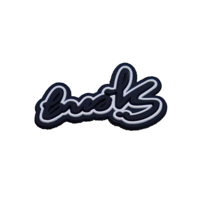 Custom 3D Silikon-Etikett Waschbares 3D Weiches Silikon-Logo Wärmeübertragungs-Abzeichen