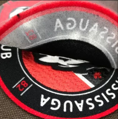 Personalisierter Design Wärmeübertragungsdruck Benutzerdefiniertes Fußballteam Club Logo 3D Beflockungs-Patch