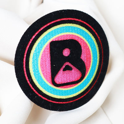 Personalisierter Design Wärmeübertragungsdruck Benutzerdefiniertes Fußballteam Club Logo 3D Beflockungs-Patch