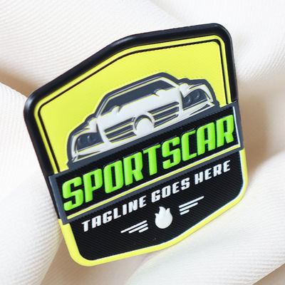 Fabrik maßgeschneiderte Wärmeübertragungs-TPU-Etiketten Prägung 3D-TPU-Logo-Patches Markenpatch für Bekleidung