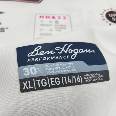 Kundenspezifische reflektierende Tinten-Wärmeübertragungsdruckfolienetiketten für Sportbekleidung T-Shirt