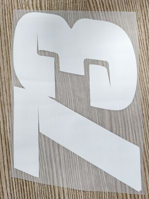Custom Fashion Label DTF Sticker Film Auf PET Bügeltransfer Für T-Shirts