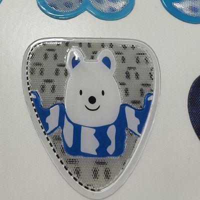 Nähen Sie auf benutzerdefinierte Phantonm Farbe Effekt Hologra Fancy TPU Soft Patches