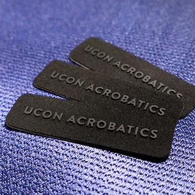 Denim-Eisen auf Patches Siebdruck Etiketten für Kleidung Waschpflege Etikette