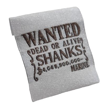 Customized Private Clothing Woven Labels Manufacturer's Satin Hang Tags Brand Logo Printed Cotton Embossed Polyester Clothing