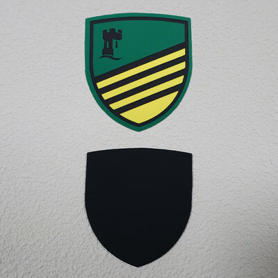 Custom Silicone Screen Printed Label Wasserdicht Dauerhaftes Logo Tag für Sportbekleidung & Uniformen