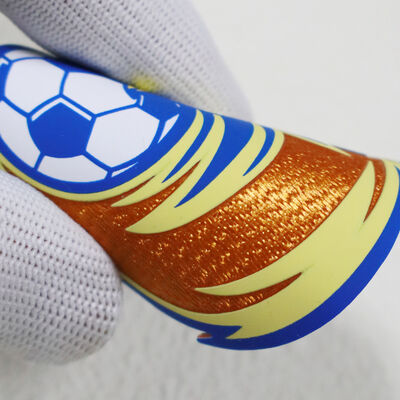 Silikonbedruckter Tatami-Aufnäher – Löwen- & Fußball-Design, Thermotransfer-Badge für Sportbekleidung