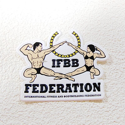 TPU Wärmeübertragungsetikett IFBB Fitness Bodybuilding Federation