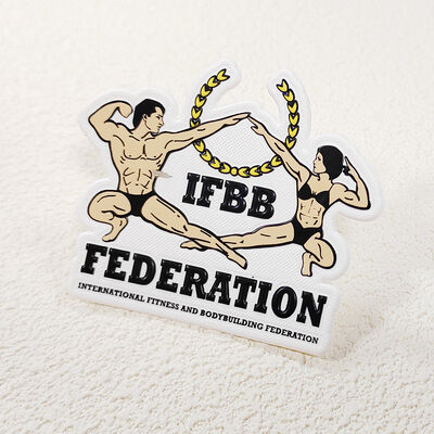 TPU Wärmeübertragungsetikett IFBB Fitness Bodybuilding Federation