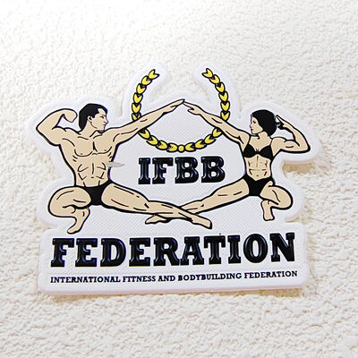 TPU Wärmeübertragungsetikett IFBB Fitness Bodybuilding Federation