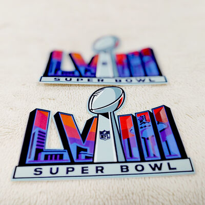 Custom TPU High-Frequency Patch - Super Bowl LVIII Sports Emblem für Bekleidung
