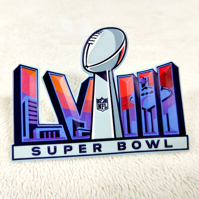Custom TPU High-Frequency Patch - Super Bowl LVIII Sports Emblem für Bekleidung