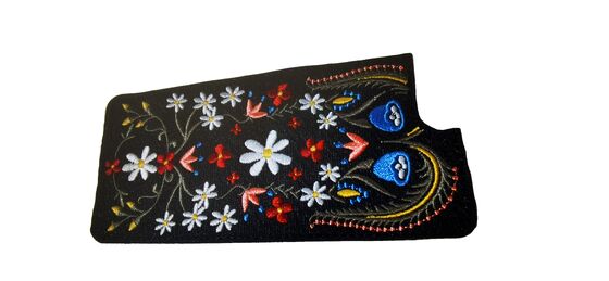 Custom Designer Emblem Markenlogo 3D Mode Ethnischer Stil Stickplatte für Kleidung