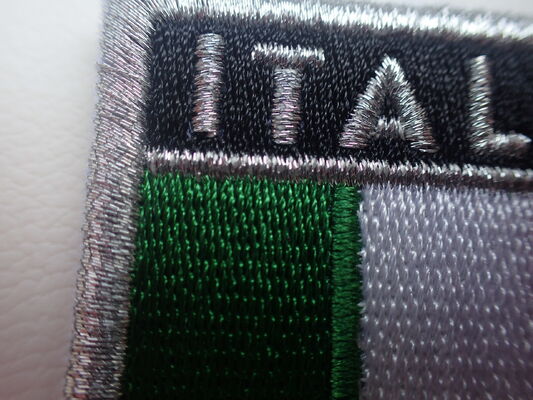 Wholesale Custom Embroidery Patch 3D Raised Logo Clothing Label for Garment Use