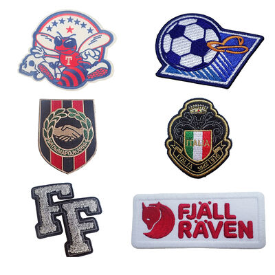 Hersteller angepasste High Classical Patches Stickerei angepasste Kleidungsetikette für Bekleidung