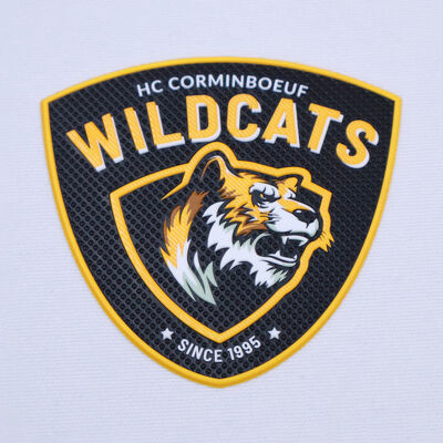 Custom 3D TPU Hochfrequenz-Patch. Wildcats-Stil-Sportteam-Logo-Etikett