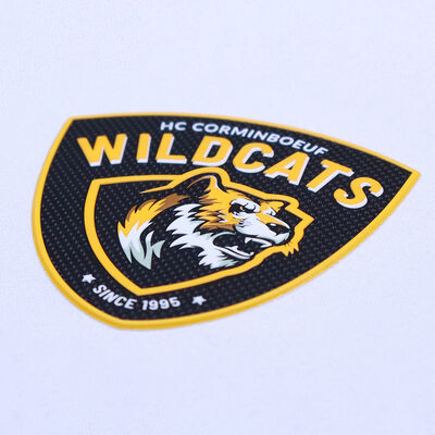 Custom 3D TPU Hochfrequenz-Patch. Wildcats-Stil-Sportteam-Logo-Etikett