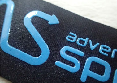 Glänzendes Siebdruck-Aufkleber-Jacquardwebstuhl-elastisches Band-Rollencharakteristische Schnur für Dekoration
