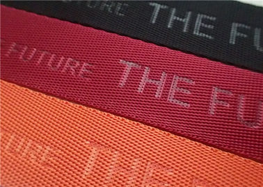 Bunte Nylon-nicht elastische Schnur-/Band-Hochfrequenz mit kundengebundenem Logo