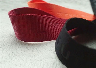 Bunte Nylon-nicht elastische Schnur-/Band-Hochfrequenz mit kundengebundenem Logo