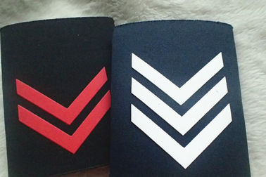 Militärepaulette-kundenspezifische Siebdruck-Uniform, blaue Schulterstück-Epaulette
