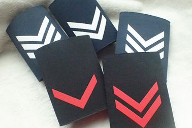 Militärepaulette-kundenspezifische Siebdruck-Uniform, blaue Schulterstück-Epaulette
