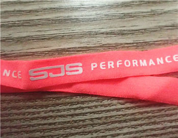 Professionelle kundenspezifische Leuchtstofffarb-Kleidungs-elastisches Band mit speziellem Logo