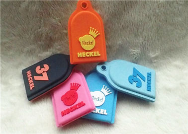 SGS personifizierte fördernde Geschenke/multi- gefärbt geprägt oder Debossed-Silikon PVC Keychain