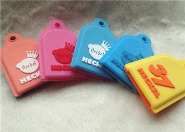 SGS personifizierte fördernde Geschenke/multi- gefärbt geprägt oder Debossed-Silikon PVC Keychain