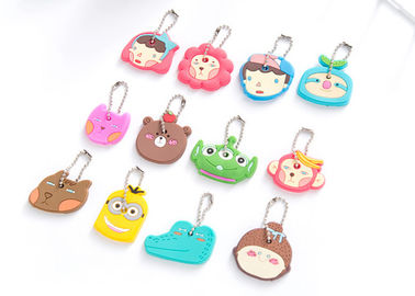 SGS personifizierte fördernde Geschenke/multi- gefärbt geprägt oder Debossed-Silikon PVC Keychain