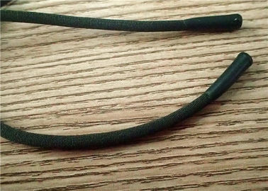 Reißverschluss-Schnur-Weiche Customerized 4MM und Matt-Silikon-Enden für Kleidung, Schuhe