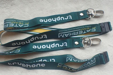 Weiches Band-materieller fördernder Drucksatin Lanyard With Custom Logo