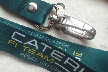 Weiches Band-materieller fördernder Drucksatin Lanyard With Custom Logo