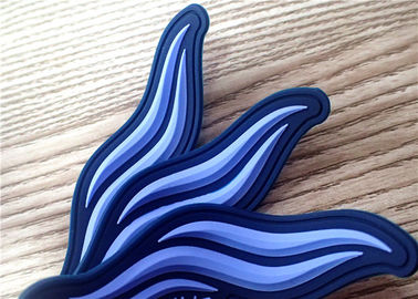 S / M/L dunkelblaue Gummiflecken 3D/Gummi-Aufkleber für Kleidung
