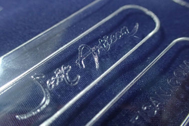 Coutom Laser-Logo-Kleidungs-Fall-Umbauten, transparente Acrylumbauten
