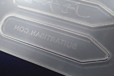 Coutom Laser-Logo-Kleidungs-Fall-Umbauten, transparente Acrylumbauten