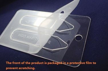 Coutom Laser-Logo-Kleidungs-Fall-Umbauten, transparente Acrylumbauten