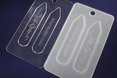 Coutom Laser-Logo-Kleidungs-Fall-Umbauten, transparente Acrylumbauten