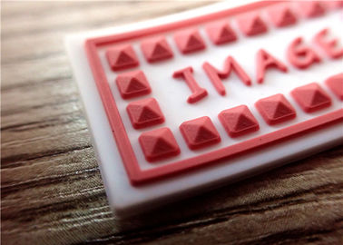 Personifizierte Gummiflecken 3D für Kleidung/Hut umweltfreundlich