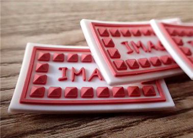 Personifizierte Gummiflecken 3D für Kleidung/Hut umweltfreundlich