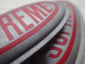 Kundenspezifischer silberner reflektierender Schirm Druckschlüsselring-Kette für Förderungs-Geschenk