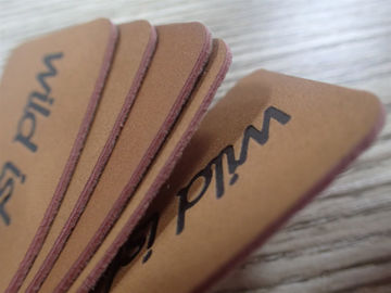 Waschbares etikettiert prägeartiger Fall Browns weiches Leder umweltfreundliches