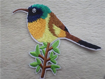Nette Tierfigur-bunte Seide stickte Flecken-Schmelze - Kleber auf Schutzträger