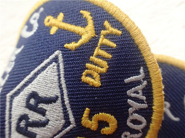 Umweltfreundliche kundenspezifische Twill-Flecken nähen - an zurück für Kleid/gestickte Stoff-Ausweise